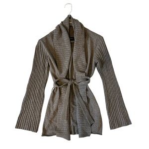 Aqua 100% Cashmere Sweater Cardigan Small